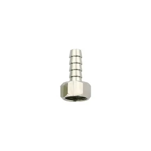 Bezpieczne zakupy Króciec gwintowany choinka do węża fi 10 mm G 1/4 GW, mosiądz niklowany