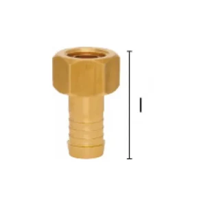 Łatwy zwrot LU TULEJA DO WĘŻA 19 MM, Z NAKRĘTKĄ M24X1.5