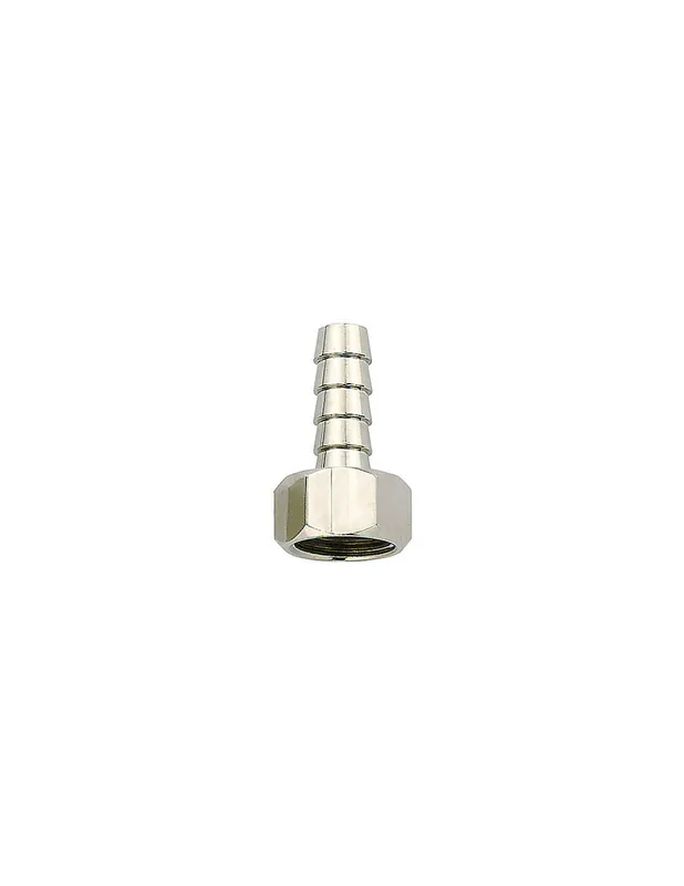 Króciec gwintowany choinka do węża fi 10 mm G 3/8 GW, mosiądz niklowany Oferta czasowa