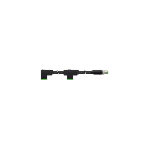 Bezpieczna płatność Wtyczka odprowadzająca M12 męskie 0° / MSUD format C 8mm 7000-42932-6270100
