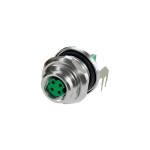 Złącze żeńskie M8 90°, mocowanie tylne, kod d 7000-R1224-12D2100 Rabat