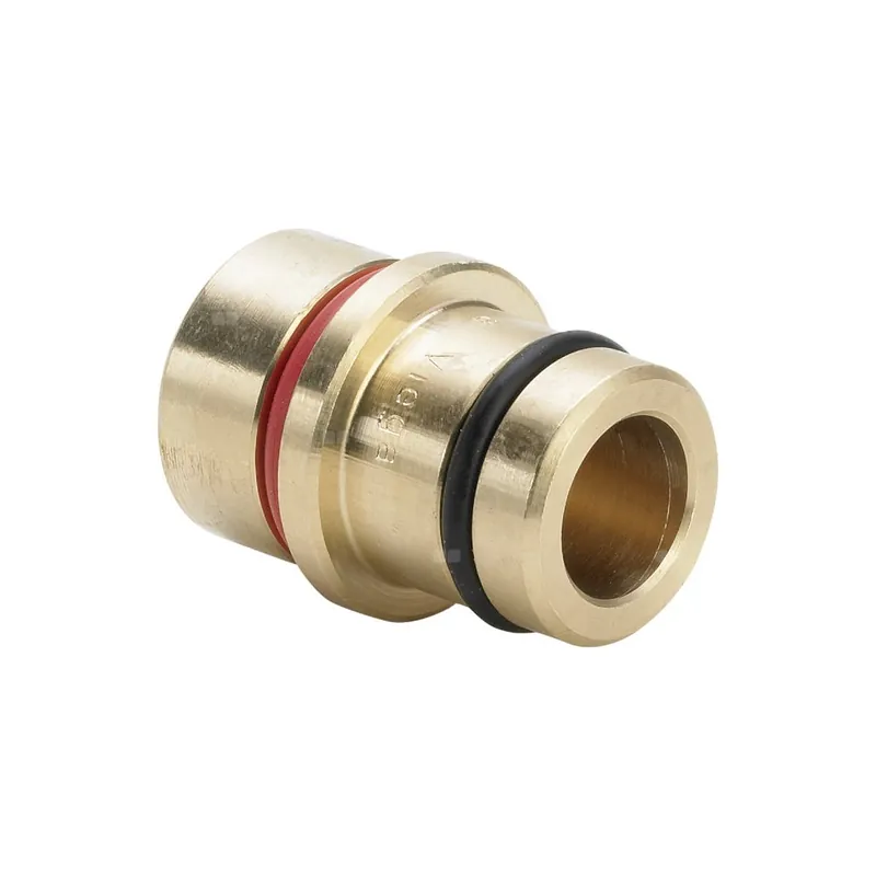 Adapter VIEGA 22336 jednoczęściowy, brąz (kw x kw), 30 mm, (głębokość 15 mm) z uszczelką Darmowy zwrot